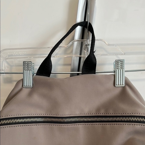 ALDO Taupe Gold Hardware Satiny Backpack - Picture 6 of 13